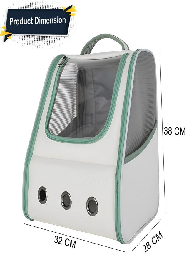 Schmick Pet Carrier Backpack for Cats & Dogs - Foldable Travel Bag for Pets | Portable Pet House | Comfortable & Breathable (Turquoise) - Image 4